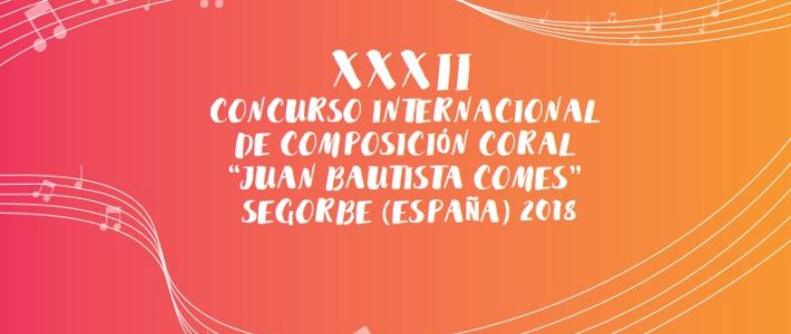 Convocatoria del Premio de Composición Coral 2018